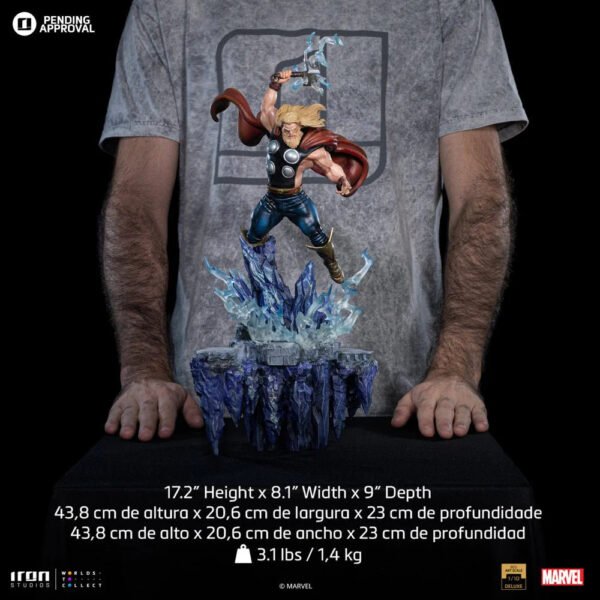 2024 Iron Studios Marvel Thor Infinity Gauntlet 1/10 Deluxe BDS Art Scale Statue - Image 6