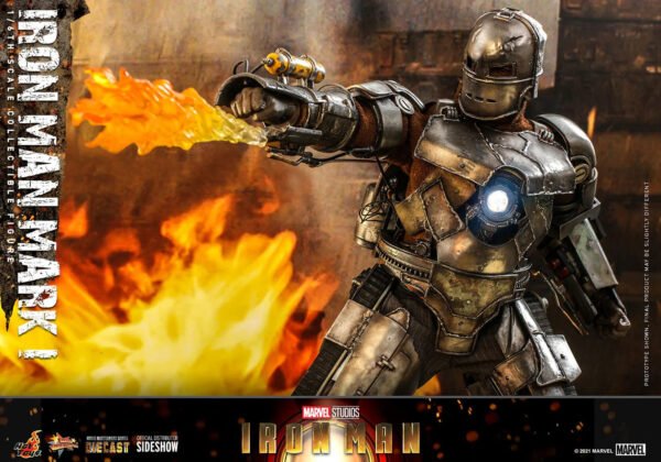 Hot Toys Iron Man Mark I Sixth Scale Figure - Image 9
