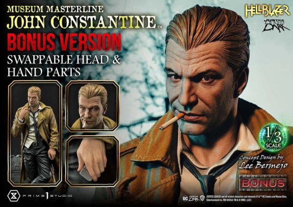 2024 Prime 1 Studio Museum Masterline Hell Blazer (Comics) JOHN CONSTANTINE (Concept Design by Lee Bermejo) DX Bonus Version 1/3 Scale Statue - Image 5