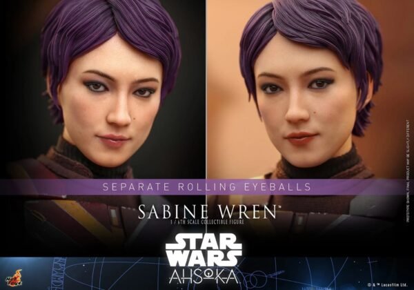 2024 Hot Toys Star Wars Ahsoka Sabine Wren Sixth Scale Figure - Image 6