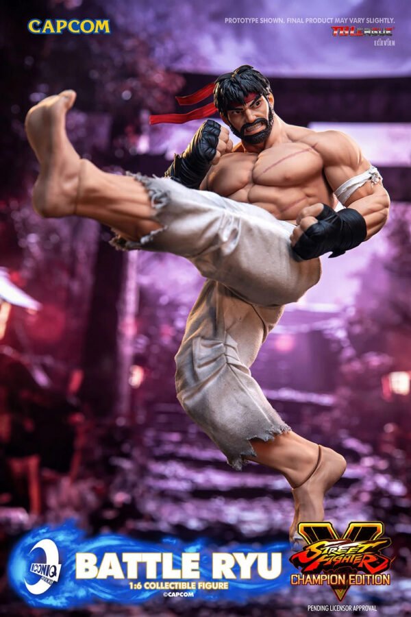 2024 Iconiq Studios Street Fighter V Battle Ryu Sixth Scale Figure - Image 7