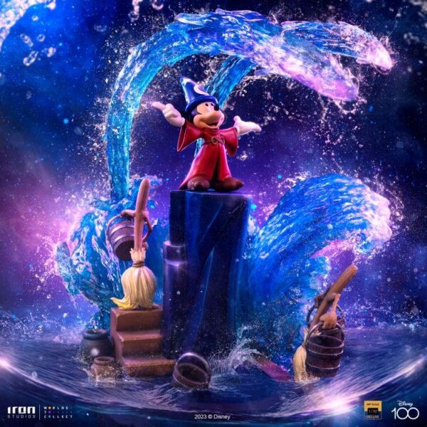 2024 Iron Studios Fantasia Mickey Deluxe Art Scale 1/10 Statue