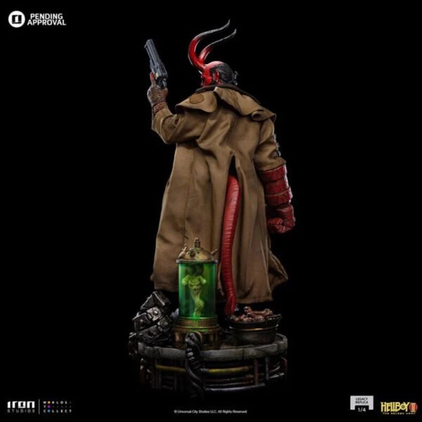 2024 Iron Studios Hellboy II: The Golden Army Hellboy Legacy Replica 1/4 Scale Statue - Image 6
