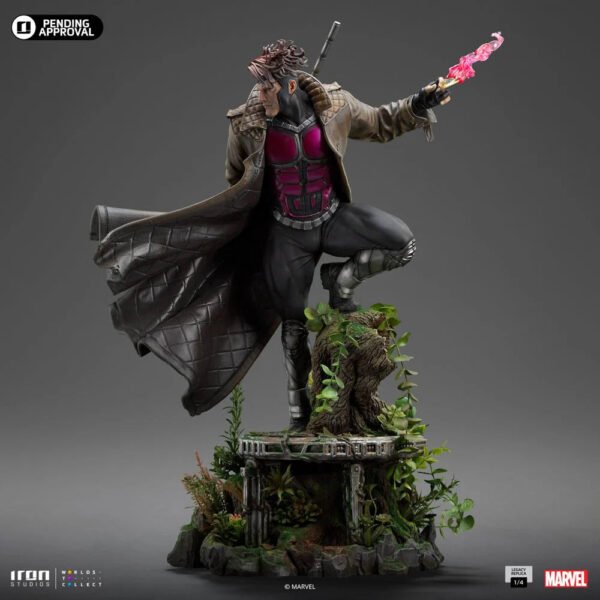 2024 Iron Studios Marvel X-Men Gambit Legacy Replica 1/4 Scale Statue - Image 8