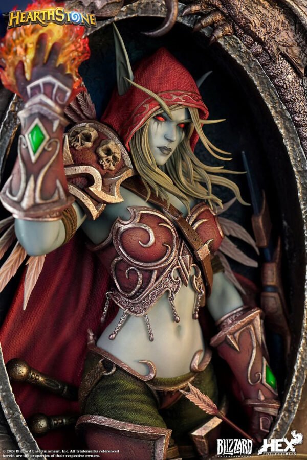 2024 HEX Collectibles Hearthstone Sylvanas Windrunner 3D Art Frame - Image 4
