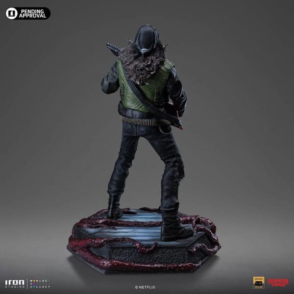 2024 Iron Studios Stranger Things Eddie Munson Deluxe Art Scale 1/10 Statue - Image 3
