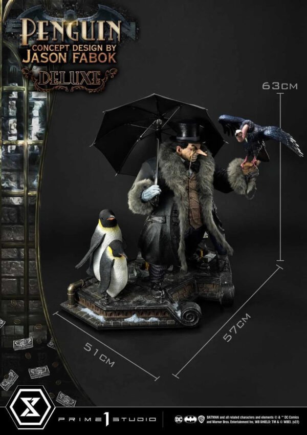 2024 Prime 1 Studio Museum Masterline Batman (Comics) Penguin (Concept Design By Jason Fabok) DX Bonus Version 1/3 scale Statue - Image 12