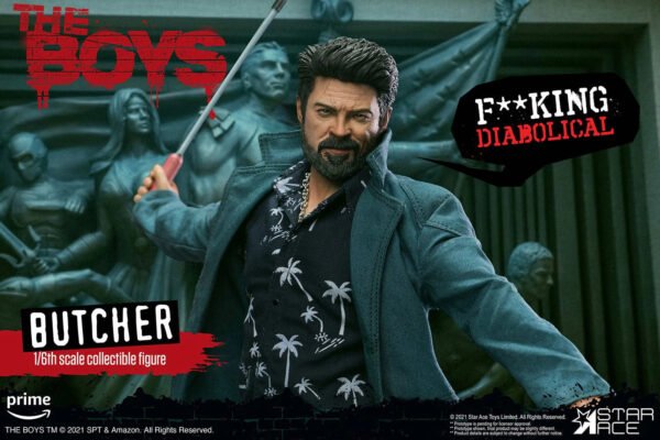 Star Ace Toys The Boys Billy Butcher Deluxe Sixth Scale Figure - Image 9