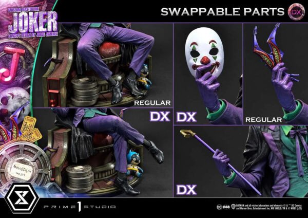 2024 Prime 1 Studio Museum Masterline Batman (Comics) The Joker (Concept Design by Jorge Jimenez) 1/3 Scale DX Bonus Version Statue - Image 9