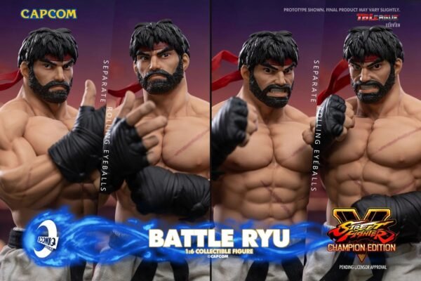 2024 Iconiq Studios Street Fighter V Battle Ryu Sixth Scale Figure - Image 9