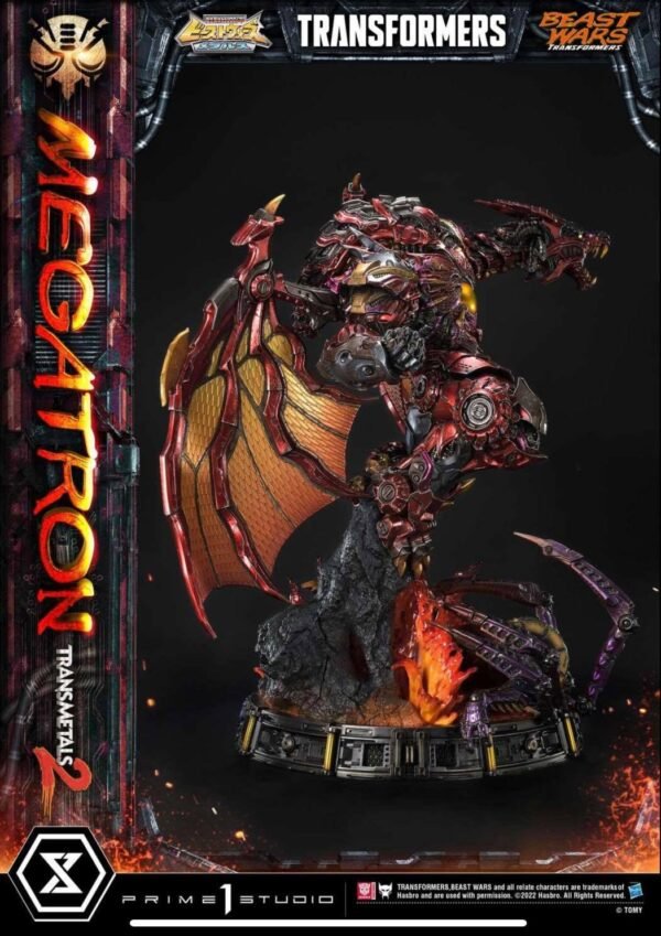 2024 Prime 1 Studio Transformers Beast Wars: Megatron Transmetal 2 DX Bonus Version 1/4 Scale Statue - Image 3