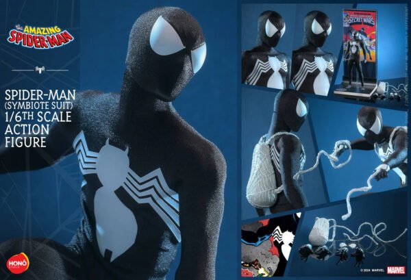 2024 Honō Studio Marvel Spider-Man (Symbiote Suit) Sixth Scale Figure - Hot Toys - Image 7