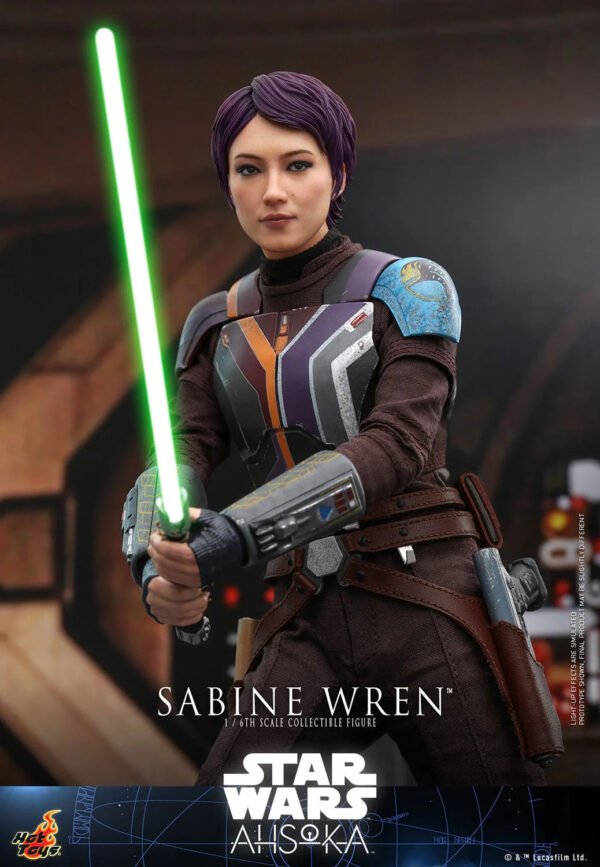 2024 Hot Toys Star Wars Ahsoka Sabine Wren Sixth Scale Figure - Image 4