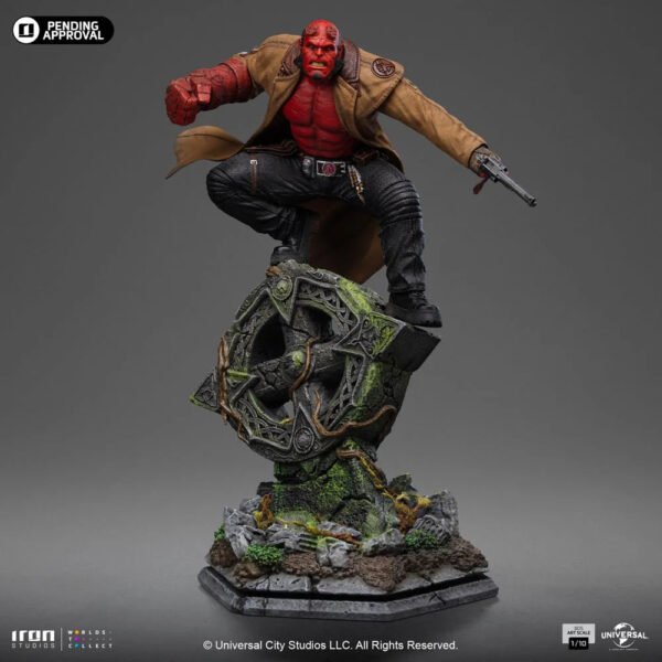 2024 Iron Studios Hellboy II: The Golden Army Hellboy BDS Art Scale 1/10 Statue - Image 3