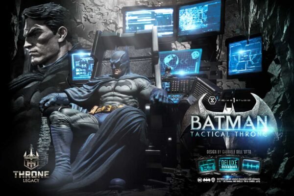 2024 Prime 1 Studio Batman Tactical Throne Design by Gabriele Dell'Otto DX Bonus Version LE 300 1/4 Scale Statue