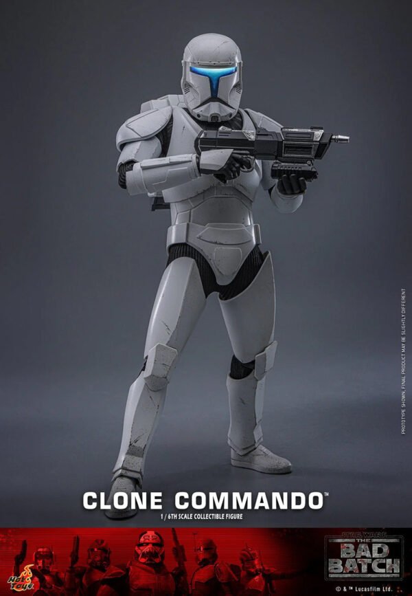 2024 Hot Toys Star Wars The Bad Batch Clone Commando Sixth Scale Figure - Image 3