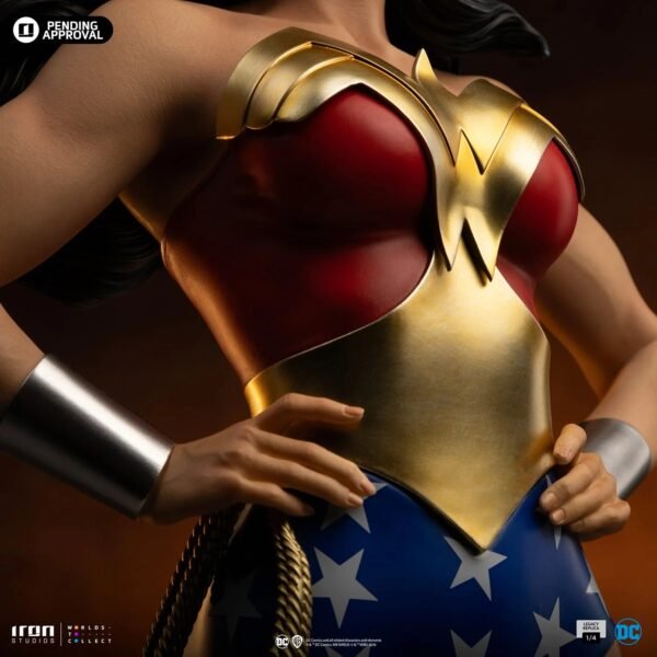 2024 Iron Studios DC Comics Wonder Woman DC Trinity Quarter Scale Statue - Image 9