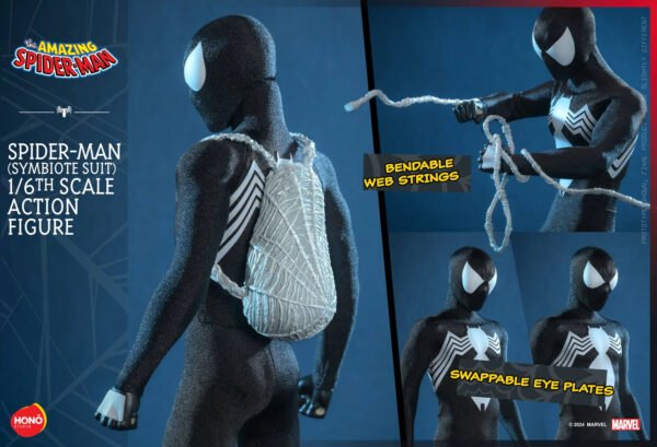 2024 Honō Studio Marvel Spider-Man (Symbiote Suit) Sixth Scale Figure - Hot Toys - Image 6
