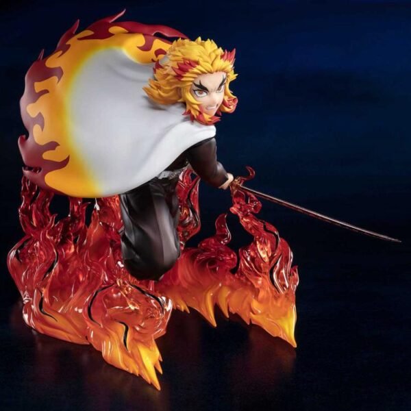Tamashii Nations FiguartsZERO Demon Slayer: Kimetsu no Yaiba The Movie: Mugen Train Kyojuro Rengoku Flame Hashira - Image 5