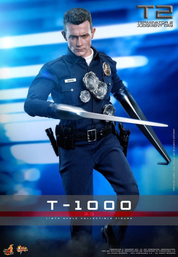 2024 Hot Toys Terminator 2: Judgment Day T-1000 (2.0) Sixth Scale Figure - Image 2