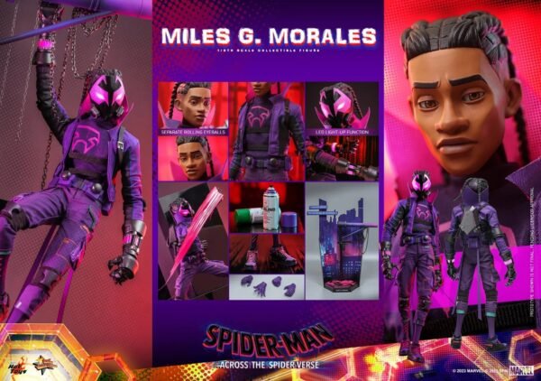2024 Hot Toys Spider-Man: Across the Spider-Verse Miles G. Morales(Prowler) Sixth Scale Figure - Image 8