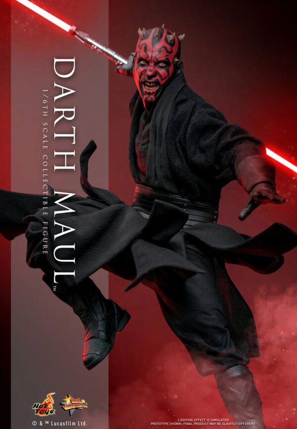 2024 Hot Toys Star Wars Episode I: The Phantom Menace Darth Maul Sixth Scale Figure - Image 7