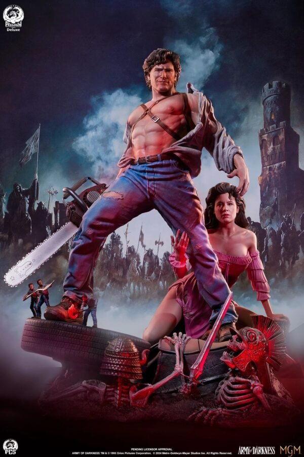 2024 PCS Collectibles Army of Darkness Ash 1/4 Scale Deluxe Edition Premier Series Statue