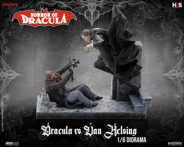 2024 Infinite Statue Horror of Dracula - Dracula vs Van Helsing 1:6 Scale Diorama - Image 9