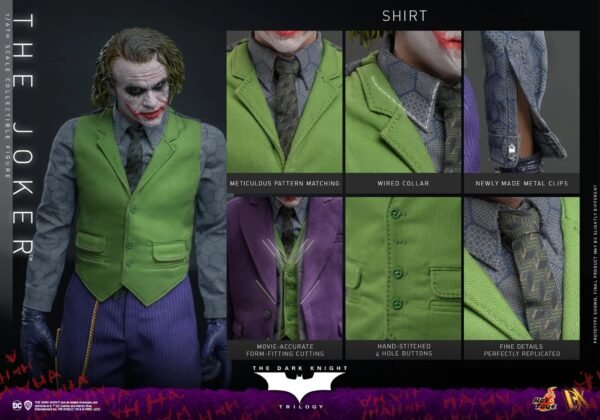 2024 Hot Toys The Dark Knight Trilogy The Joker Sixth Scale Figure - Image 10