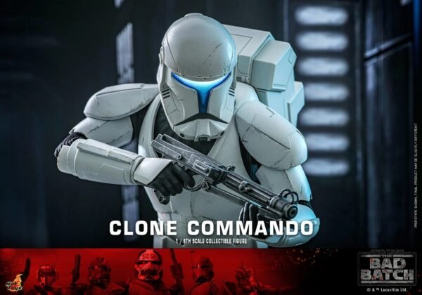 2024 Hot Toys Star Wars The Bad Batch Clone Commando Sixth Scale Figure - Image 8