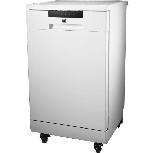 RCA 18 in. White Electronic Portable 120-Volt Dishwasher with 3-Cycles with 8 Place Settings Capacity