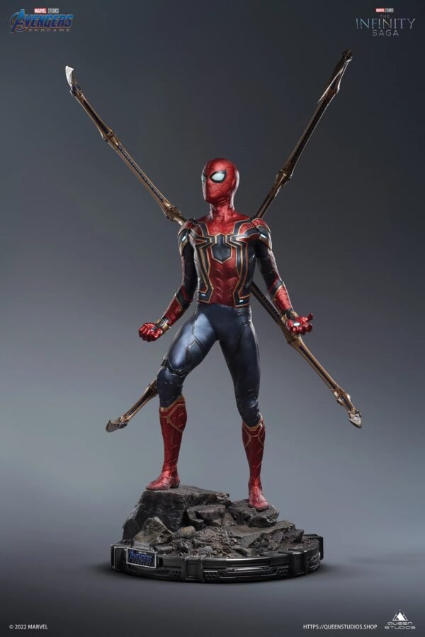 Queen Studios Iron Spider-Man 1/2 Scale Premium Edition Statue - Image 6