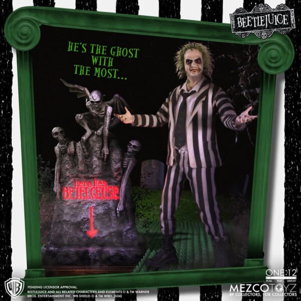 2024 Mezcotoyz Beetlejuice Deluxe Edition One:12 Collective Action Figure