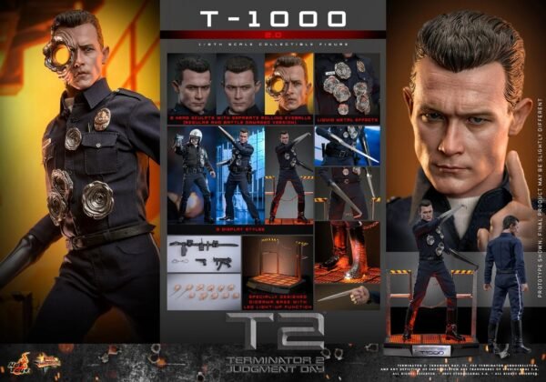 2024 Hot Toys Terminator 2: Judgment Day T-1000 (2.0) Sixth Scale Figure - Image 10