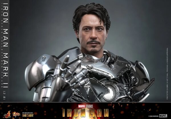 2024 Hot Toys Marvel Iron Man Mark II (Version 2.0) Sixth Scale Figure - Image 4
