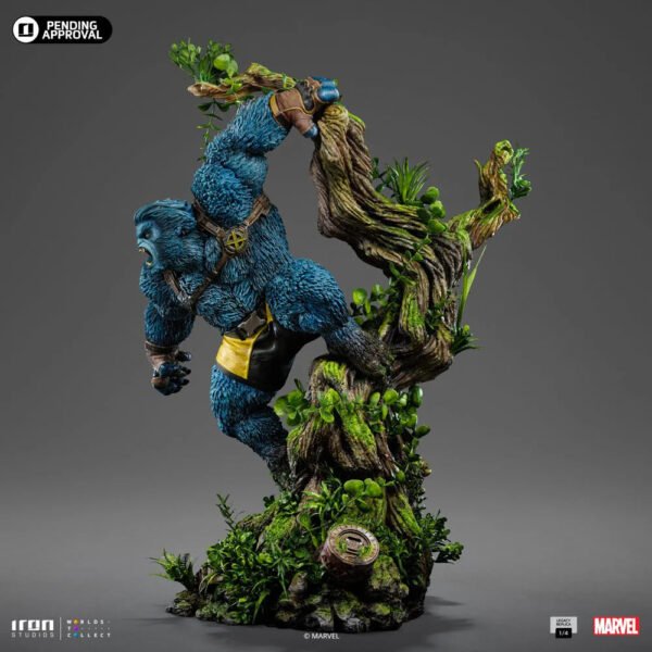 2024 Iron Studios Marvel X-Men Beast 1/4 Scale Legacy Replica Statue - Image 3