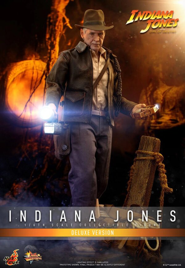 2024 Hot Toys Indiana Jones and the Dial of Destiny Indiana Jones Deluxe Sixth Scale Figure - Image 2