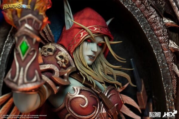 2024 HEX Collectibles Hearthstone Sylvanas Windrunner 3D Art Frame - Image 3
