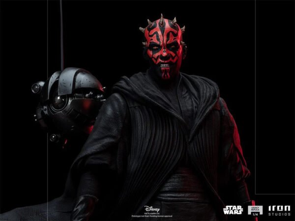 Iron Studios Star Wars Darth Maul 1/4 Scale Legacy Replica Statue - Image 2