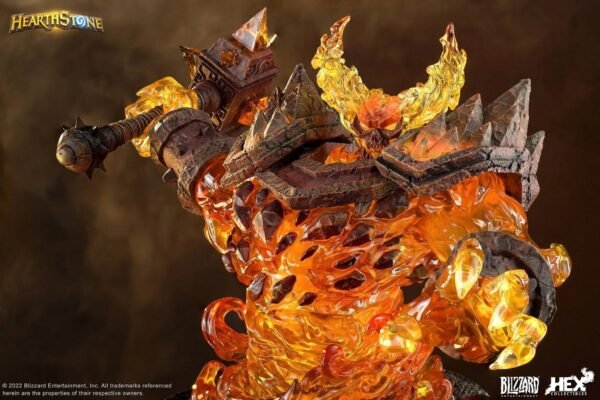 2024 HEX Collectibles Hearthstone Ragnaros the Firelord 11in Statue - Image 7