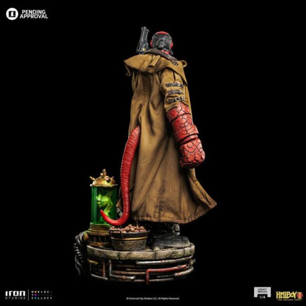 2024 Iron Studios Hellboy II: The Golden Army Hellboy Legacy Replica 1/4 Scale Statue - Image 5