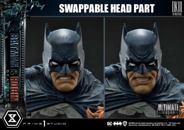 2024 Prime 1 Studio Ultimate Premium Masterline Batman Dark Knight III The Master Race (Comics) Batman & Robin Dead End Ultimate Bonus Version Statue - Image 10