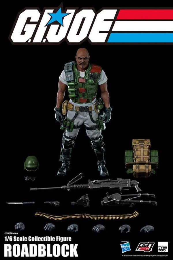 Threezero G.I. Joe Roadblock Sixth Scale Figure - Image 10