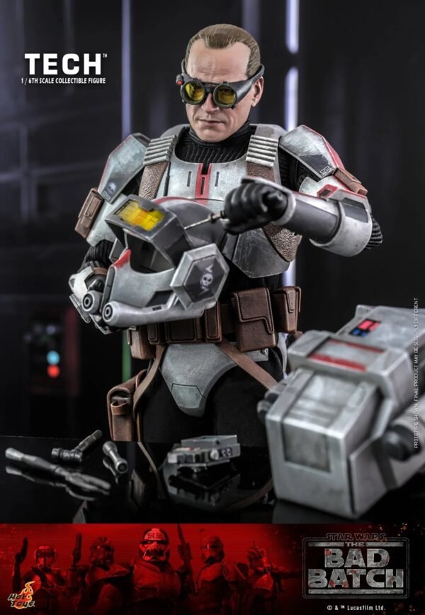 2024 Hot Toys Star Wars The Bad Batch Tech Sixth Scale Figure - Image 4