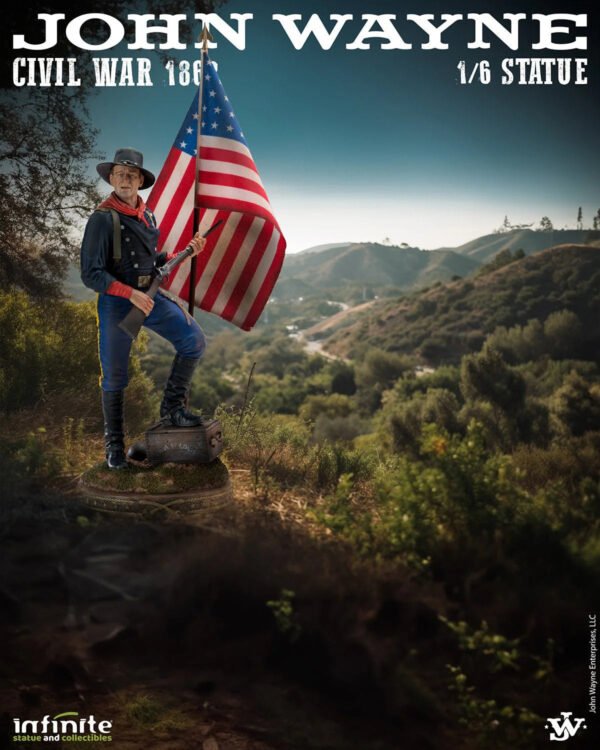 2024 Infinite Statue John Wayne (Civil War 1863) Statue - Image 2