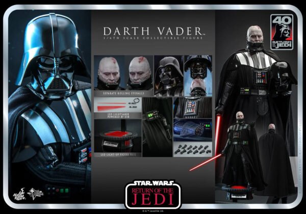 2024 Hot Toys Darth Vader (Return of the Jedi 40th Anniversary Collection) Sixth Scale Figure - Image 8