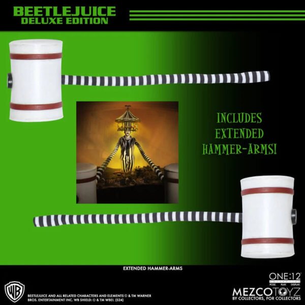 2024 Mezcotoyz Beetlejuice Deluxe Edition One:12 Collective Action Figure - Image 10