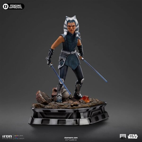 2024 Iron Studios Star Wars Ahsoka (Padawan Version) 1/10 Scale Statue - Image 4
