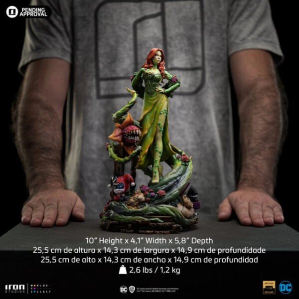 2024 Iron Studios DC Comics Poison Ivy(Gotham City Sirens) Deluxe Art Scale 1/10 Statue - Image 4