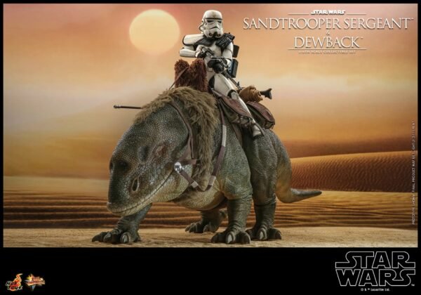2024 Hot Toys Star Wars Sandtrooper Sergeant and Dewback Sixth Scale Figure - Image 8